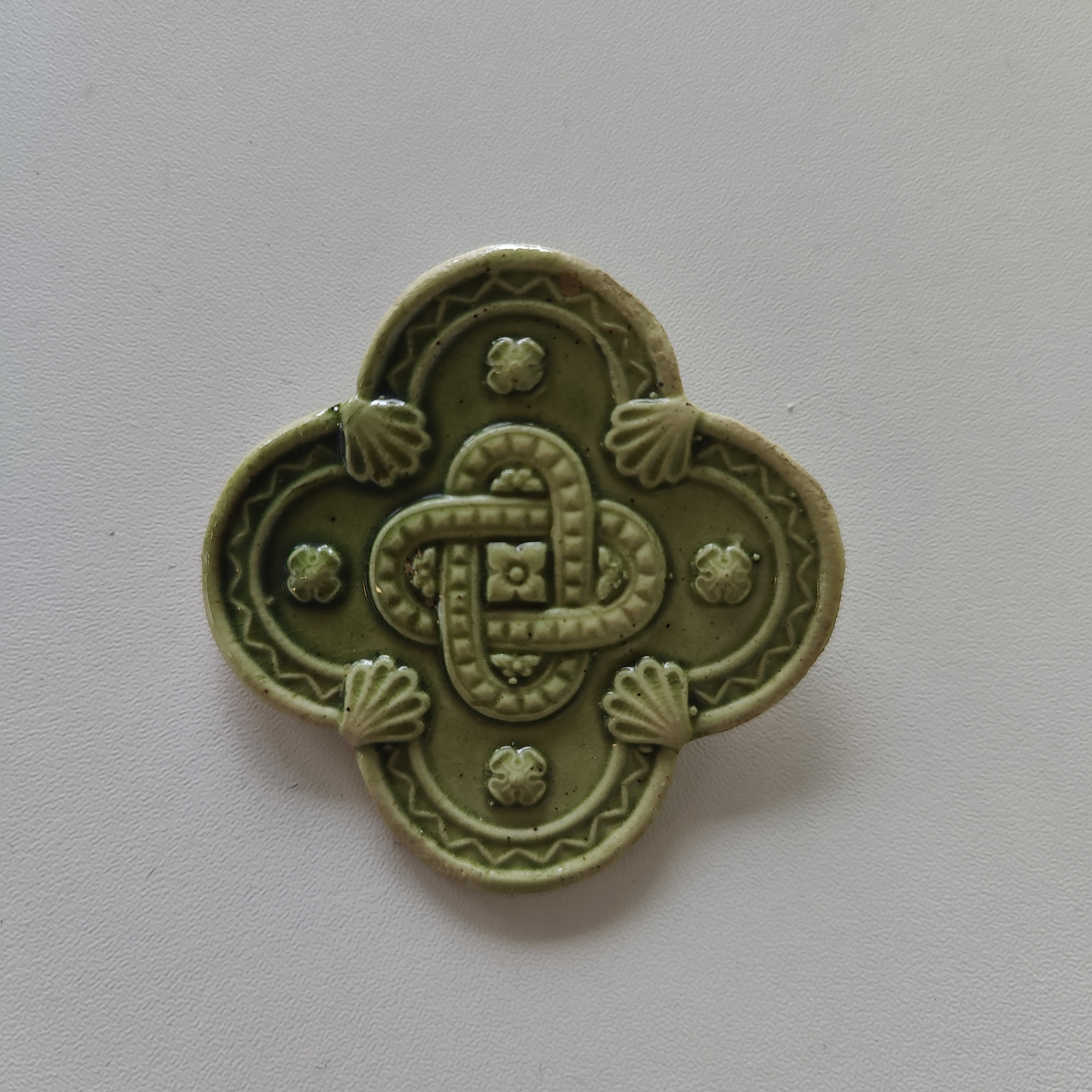 Green Ceramic Decorative Tile 20$